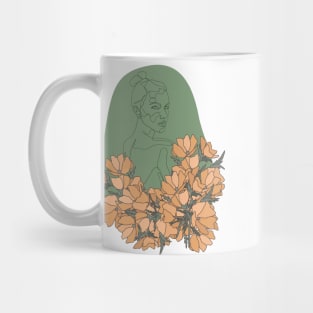 Female Line Art Mug